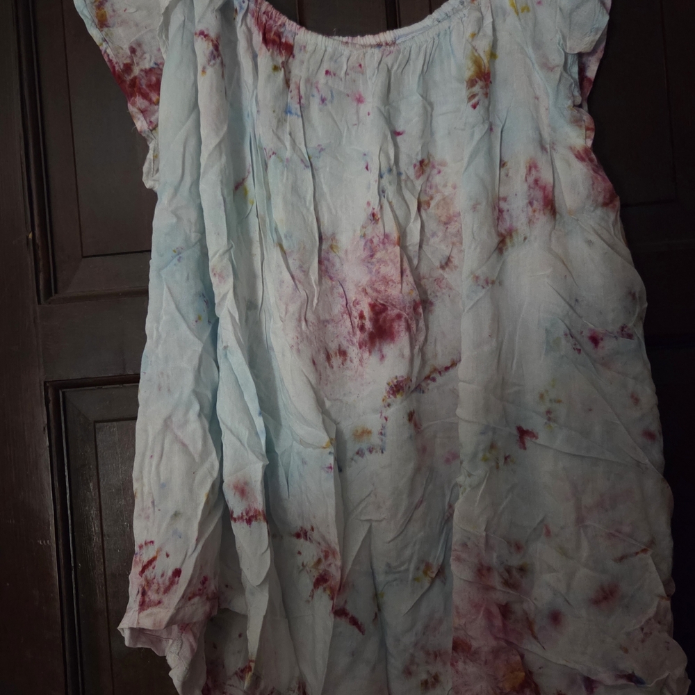 Colorful Tie-Dye Women's Top